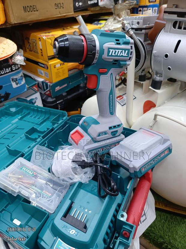 Total Cordless Brushless 20v Drill - main view