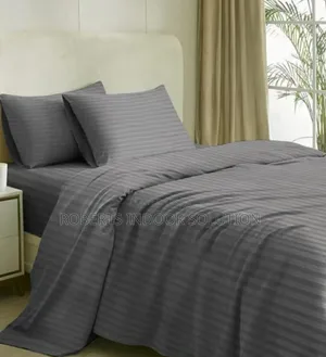 Slay in Stripes Cotton Bedsheet Set