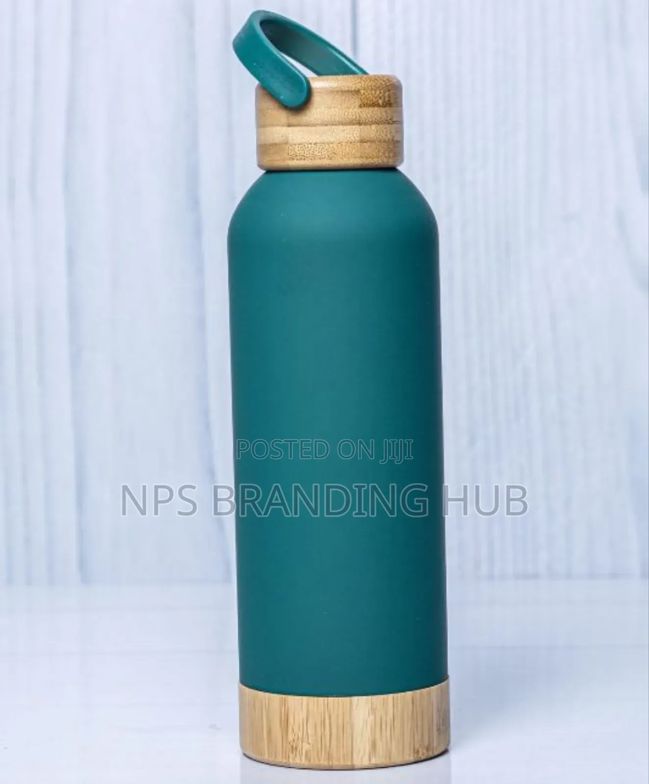 Wooden Base Lid Skin Feel Thermal Flask Hub