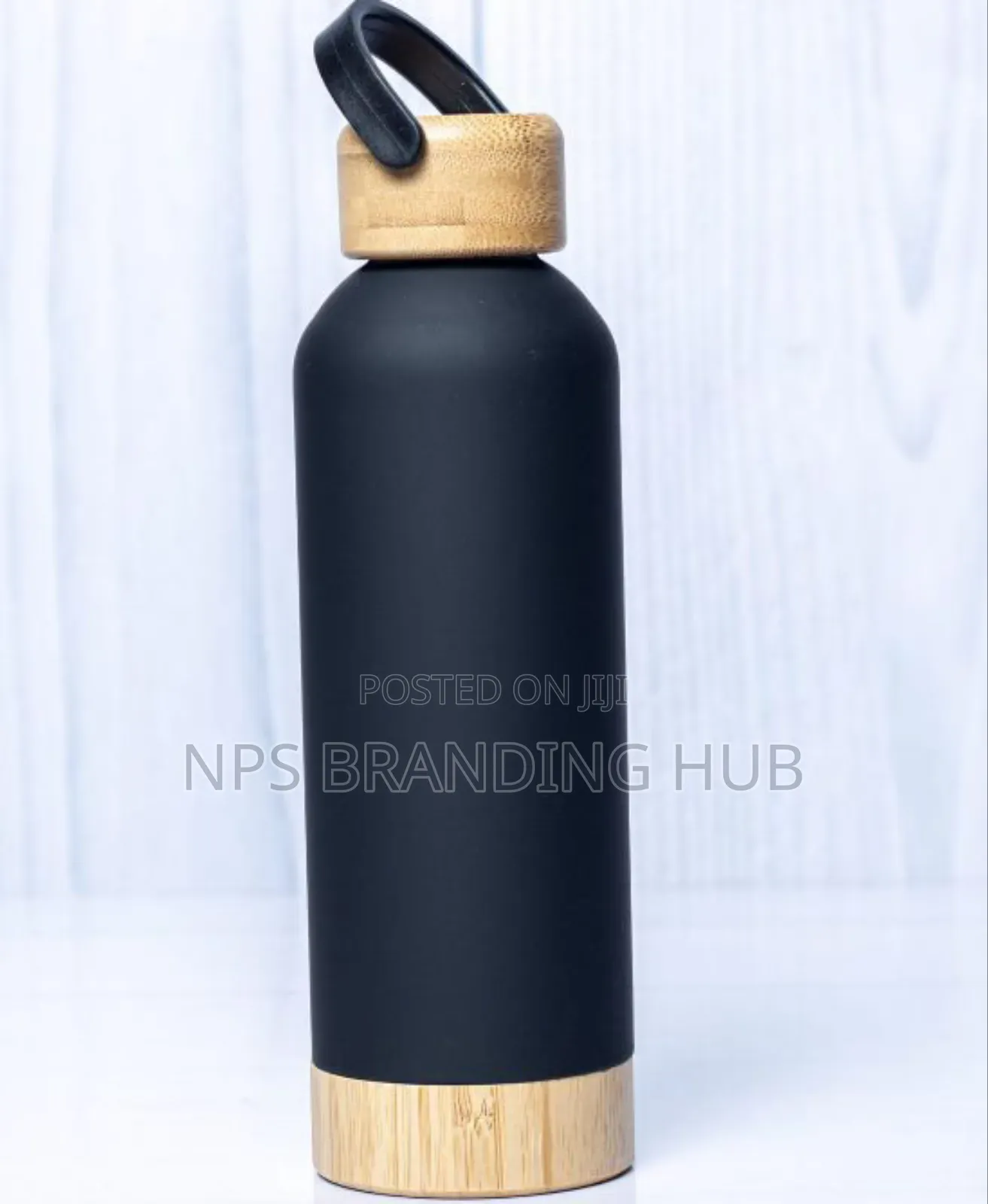 Wooden Base Lid Skin Feel Thermal Flask Hub