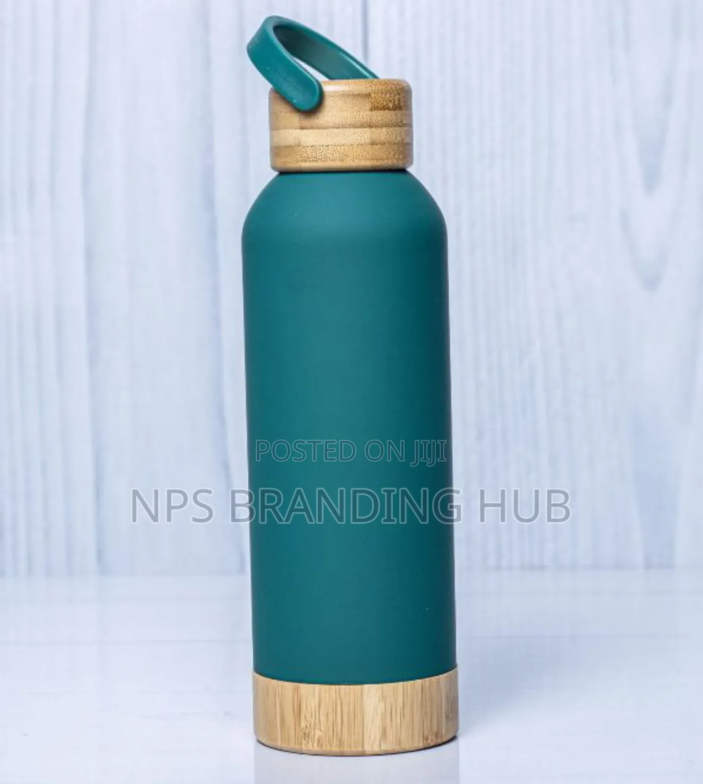 Wooden Base Lid Skin Feel Thermal Flask Hub