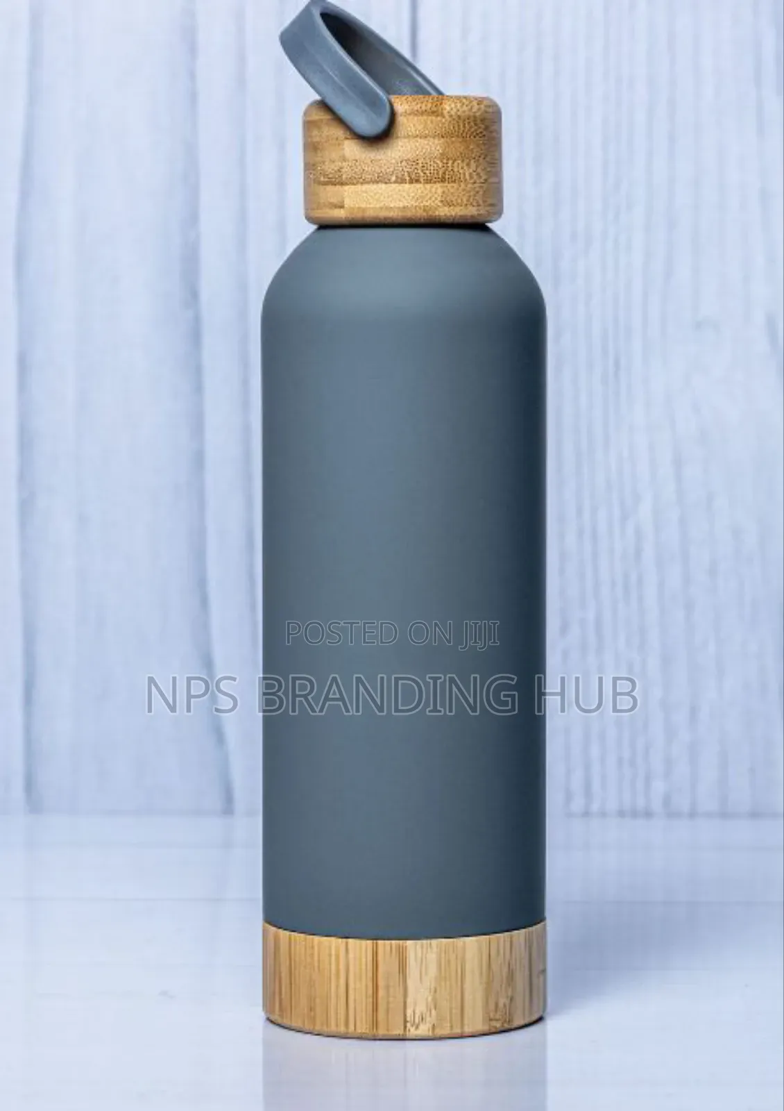 Wooden Base Lid Skin Feel Thermal Flask Hub