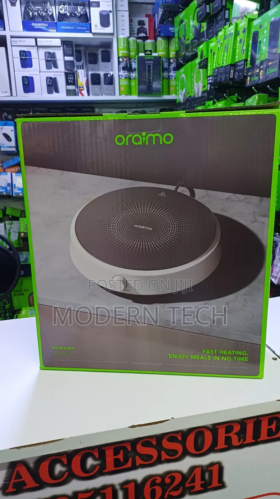 Oraimo Instacooker Oic-201a 2100w, High Power Induction Cooker