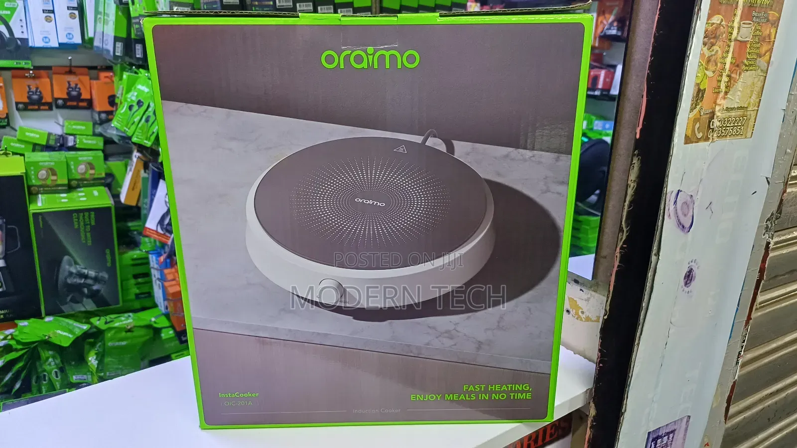 High‐Speed 2100w Induction Cooker – Oraimo Instacooker Oic‐201a
