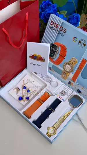 Ladies Smart Watch Gift Set