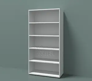 Office Cabinet : Wooden 5-Tier Open Office Bookshelf Display Cabinet
