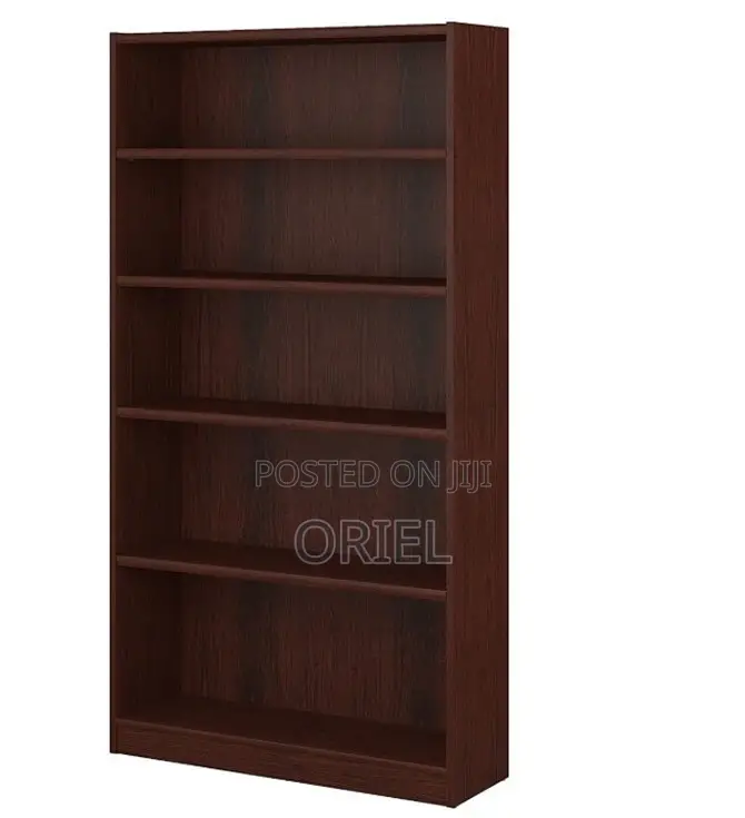 Office Cabinet : Wooden 5-Tier Open Office Bookshelf Display Cabinet