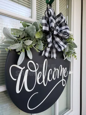 Wooden Wal Hanging "Welcome" Home Decor