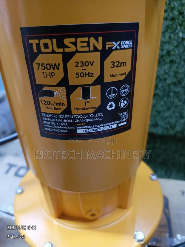 Tolsen 1hp Submussive Pump - thumbnail 2