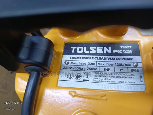 Tolsen 1hp Submussive Pump - thumbnail 3