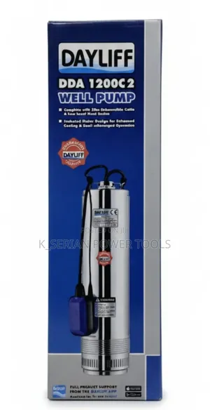 Dayliff Submersible Well Water Pump 1hp/1hp Well Pump