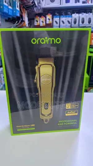 Oraimo Gold Smart Clipper – Durable Hair Beard Trimmer