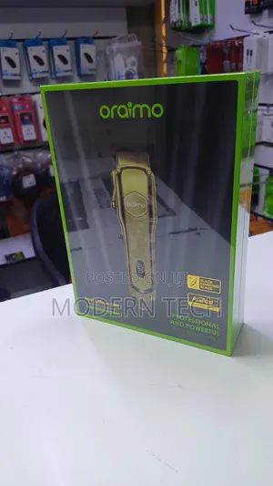 Oraimo Gold Hair Clipper 2 – Usb-C Cordless Professional Trimmer