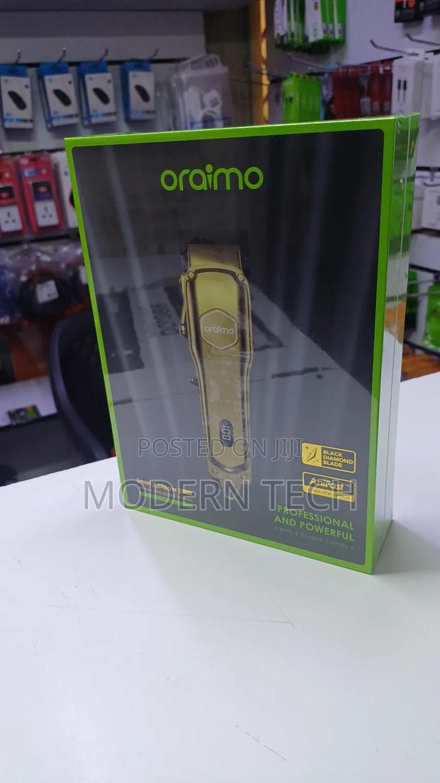 Oraimo Gold Hair Clipper 2 – Usb-C Cordless Professional Trimmer