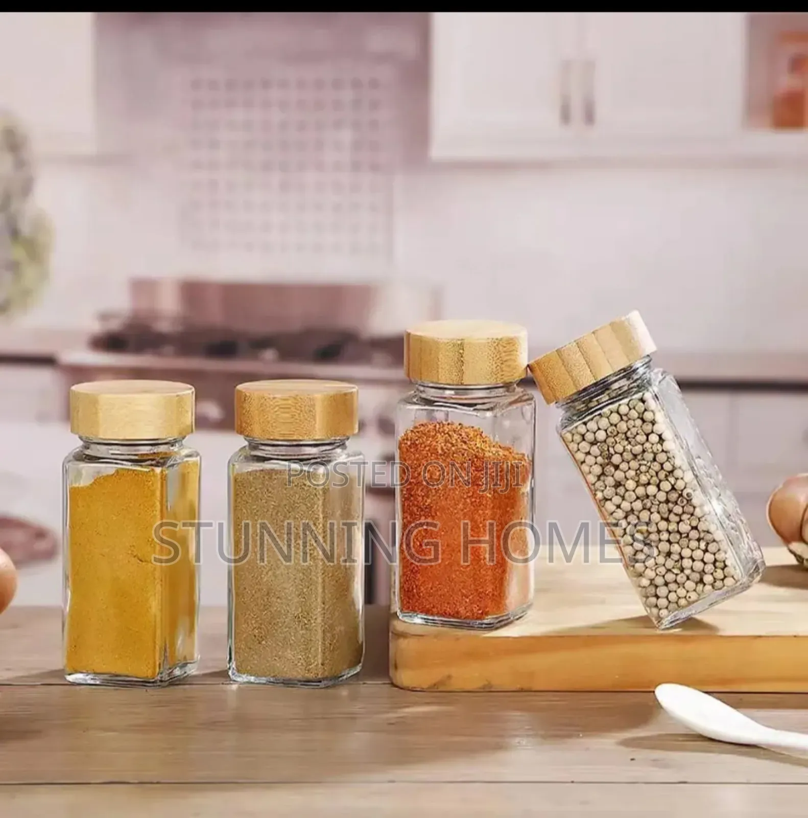 15pcs Spice Jars With a Rack