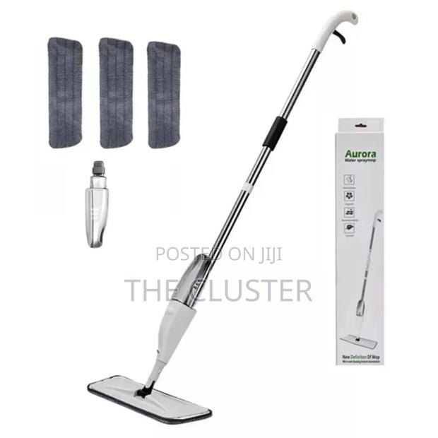 *Rotating Microfiber Spray Mop*