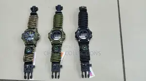 Survival Paracord Bracelet Watch
