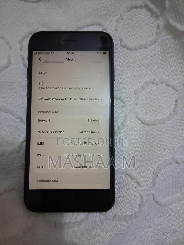 New Apple iPhone SE (2020) 64 GB Black - thumbnail 4