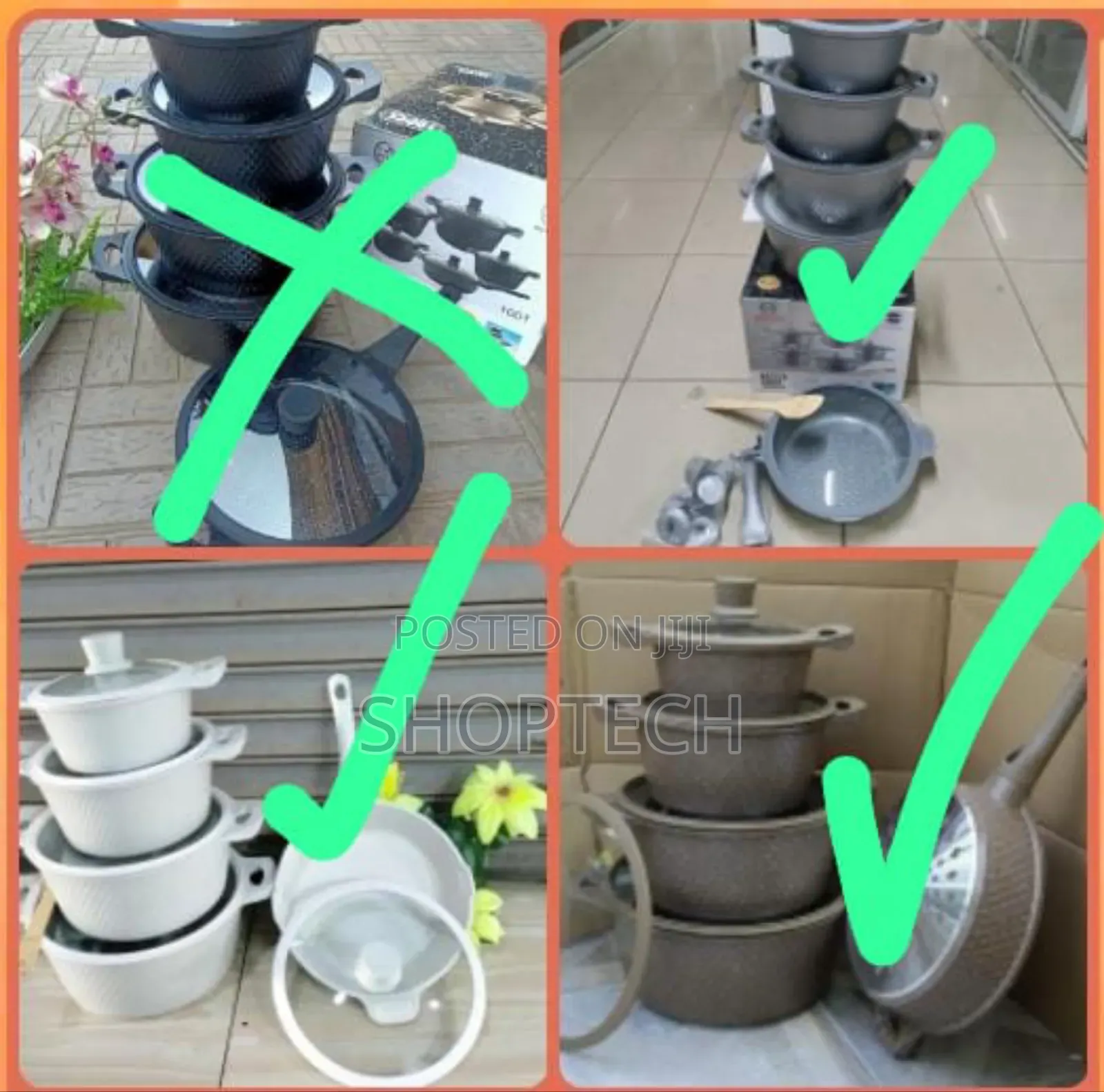 11pc Silicone Botsch at 6000 Available in White Brown and Grey