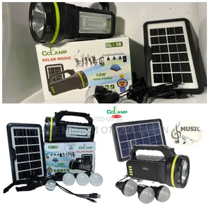 10w Solar Lighting System Portable Kit
