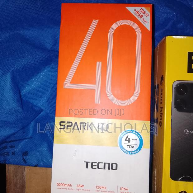 New Tecno Spark 40 128 GB Black