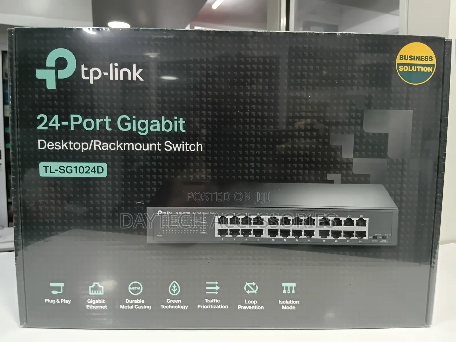 Tp-Link 24-Port Gigabit Desktop/Rackmount Switch (Tl-Sg1024d).