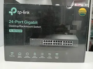 Tp-Link 24-Port Gigabit Desktop/Rackmount Switch (Tl-Sg1024d).