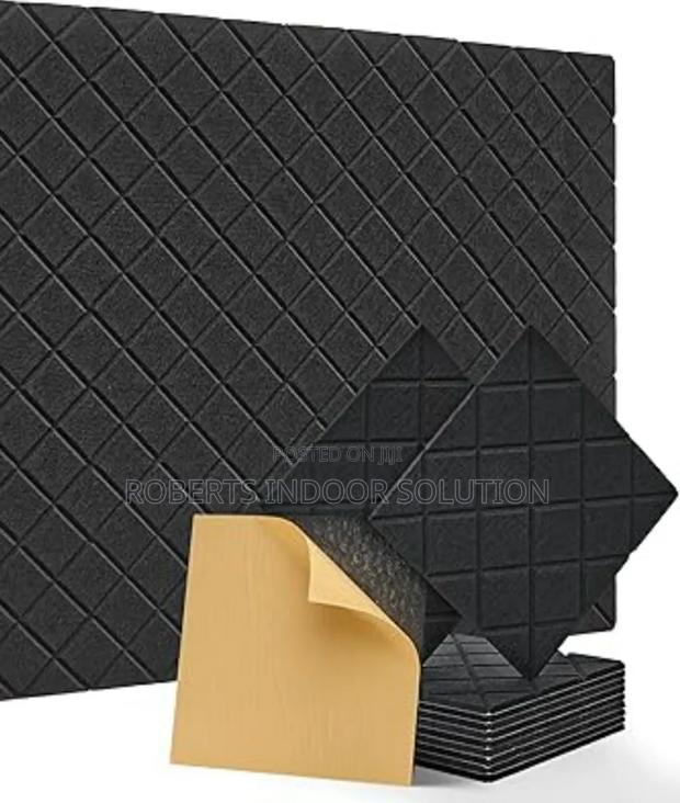 Dark Grey Accoustic Wall Panel