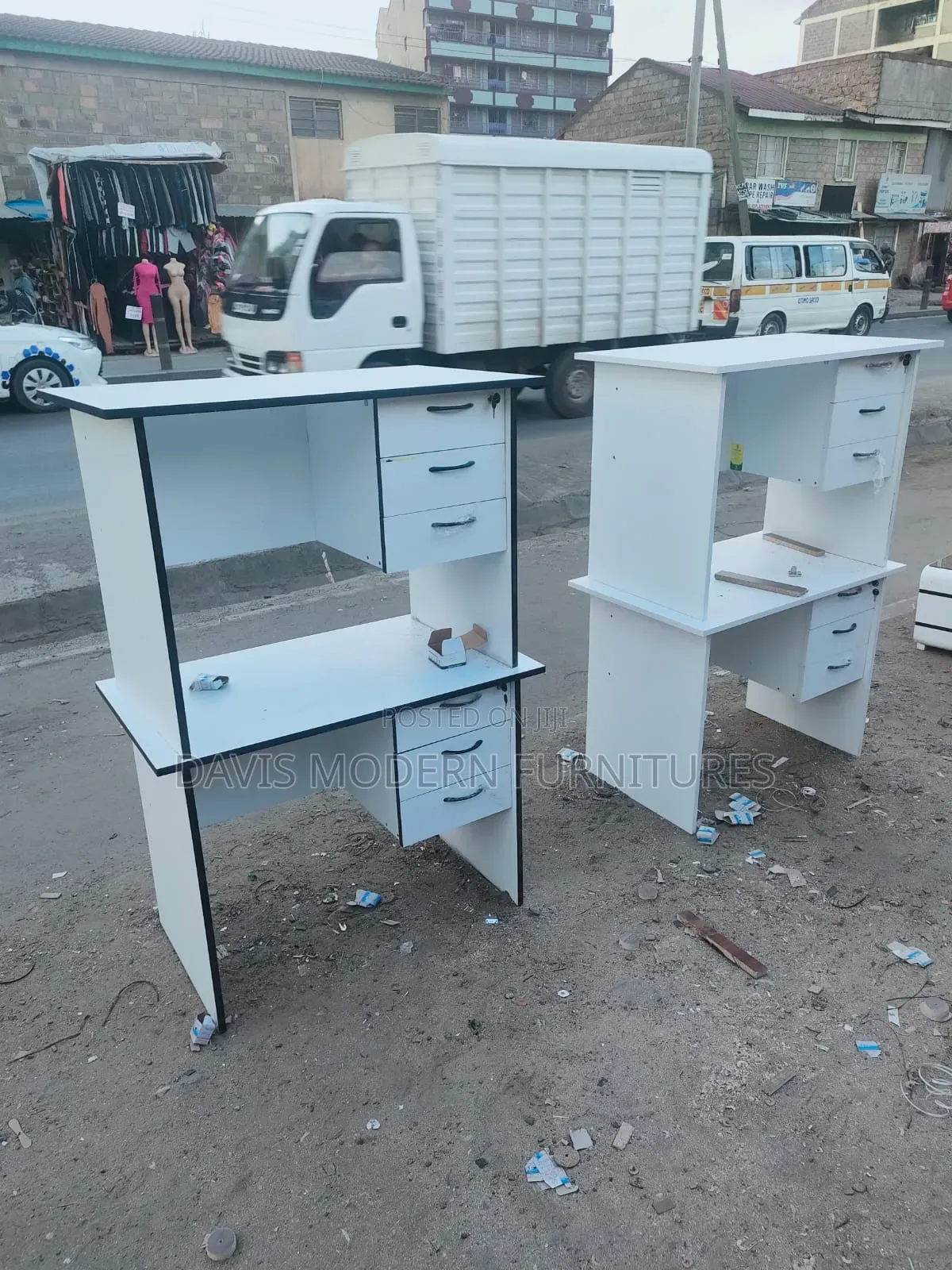 White Computer Desk