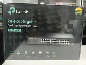 Tp-Link Tl-Sg1024d 24-Port Gigabit Switch - Black