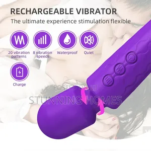 Usb Rechargeable Powerful Clitoris and G Spot Vibrator