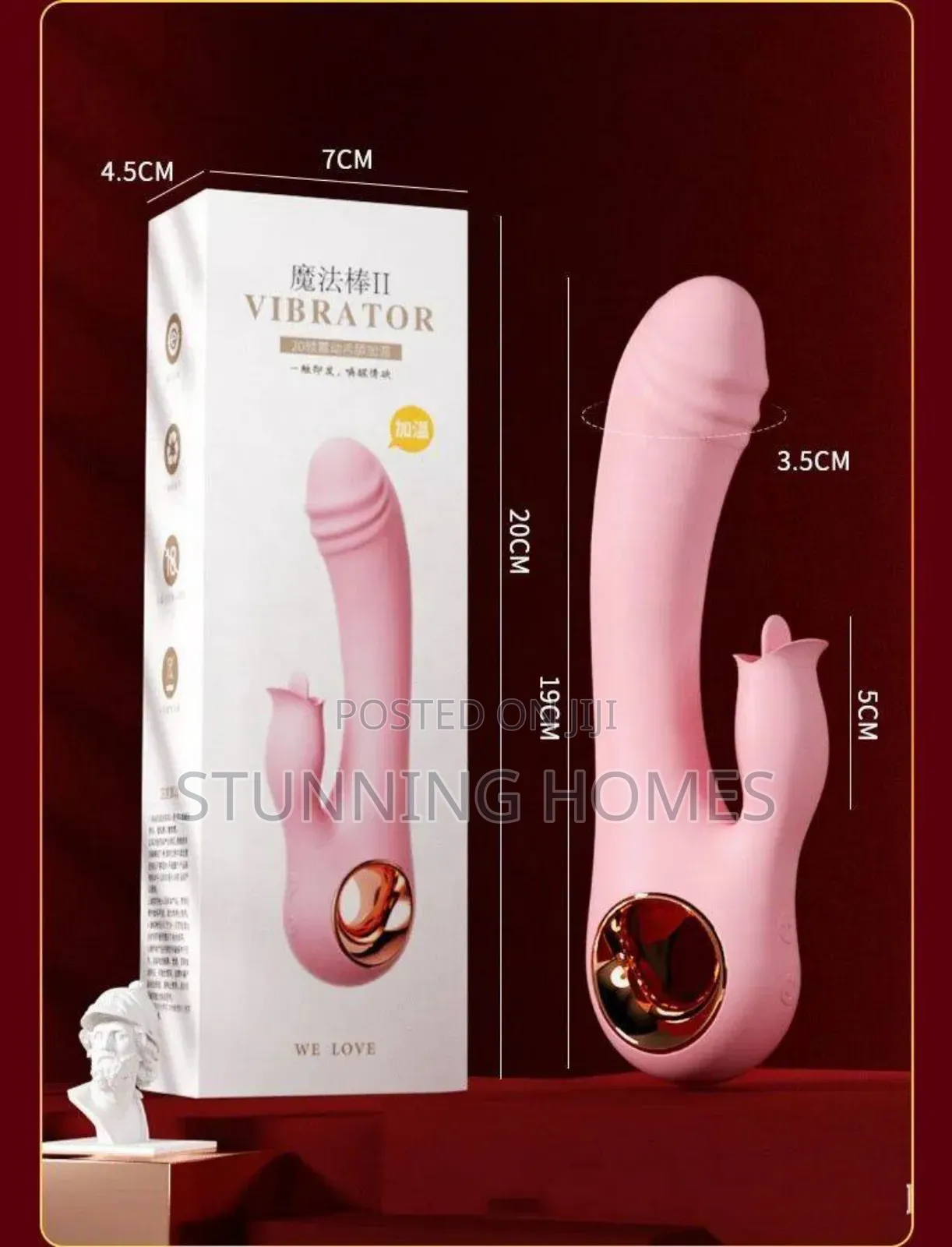 Female Dual Vibration Mustabartor