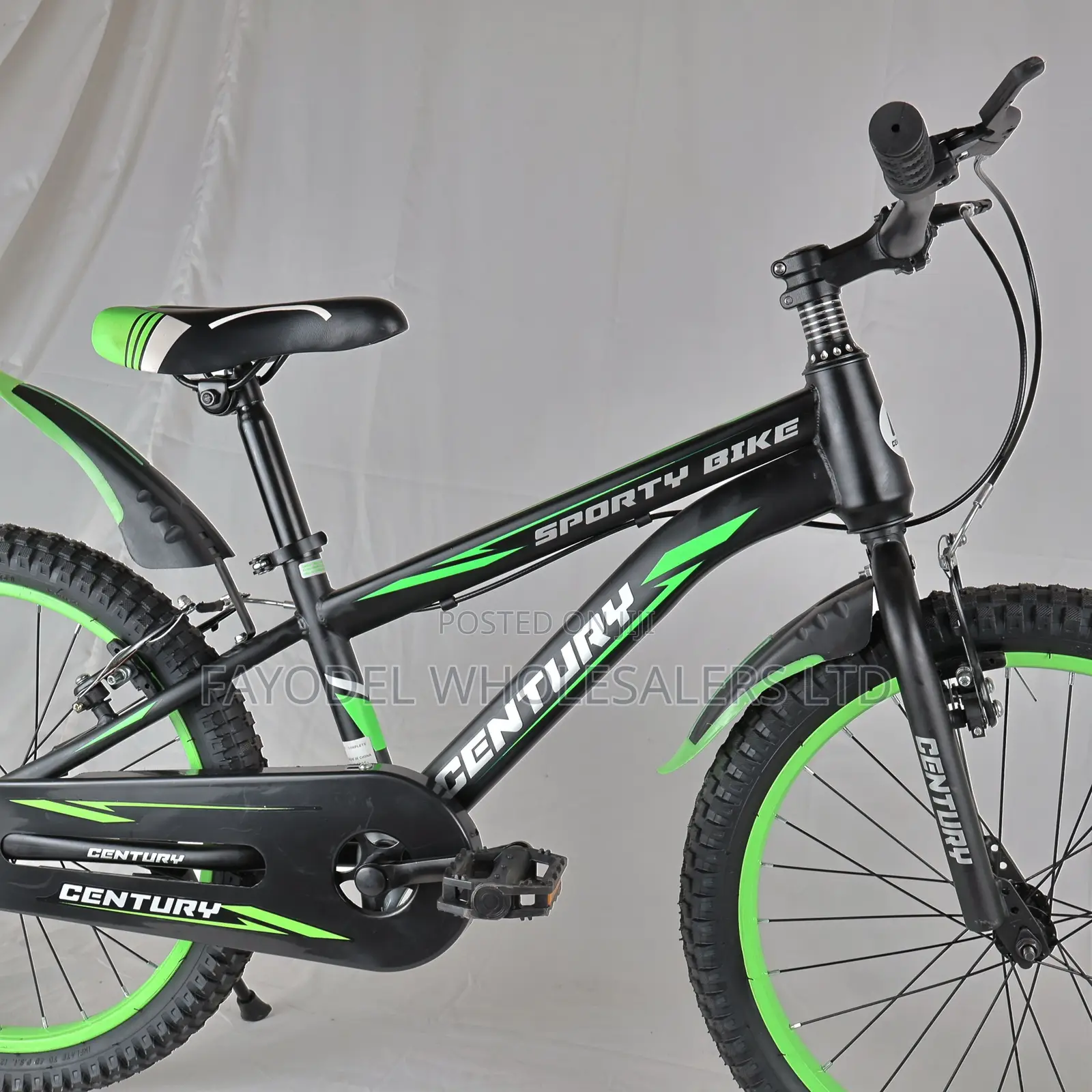 Bright Green Century Size 20 Kids Bicycle