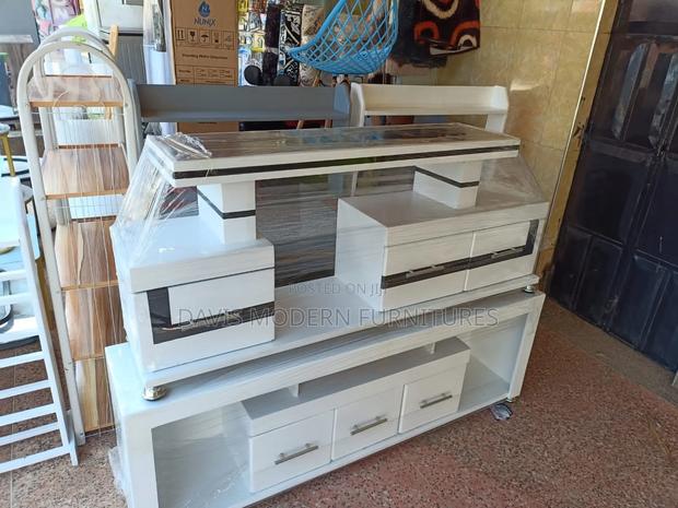 Modern White Tv Stand - main view