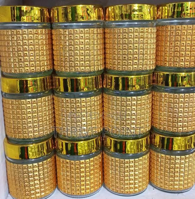 *Golden and Silver Coated Sugar Dish