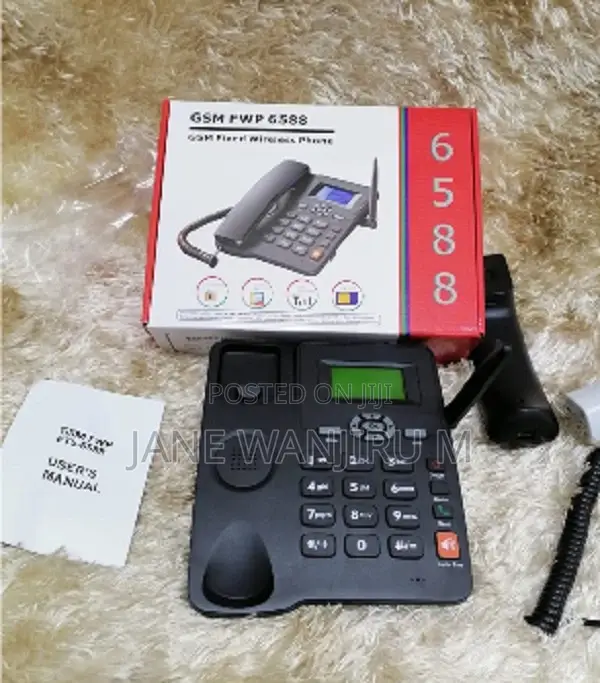 New GSM Deskphone 6588 GSM Simcards Office Deskphone