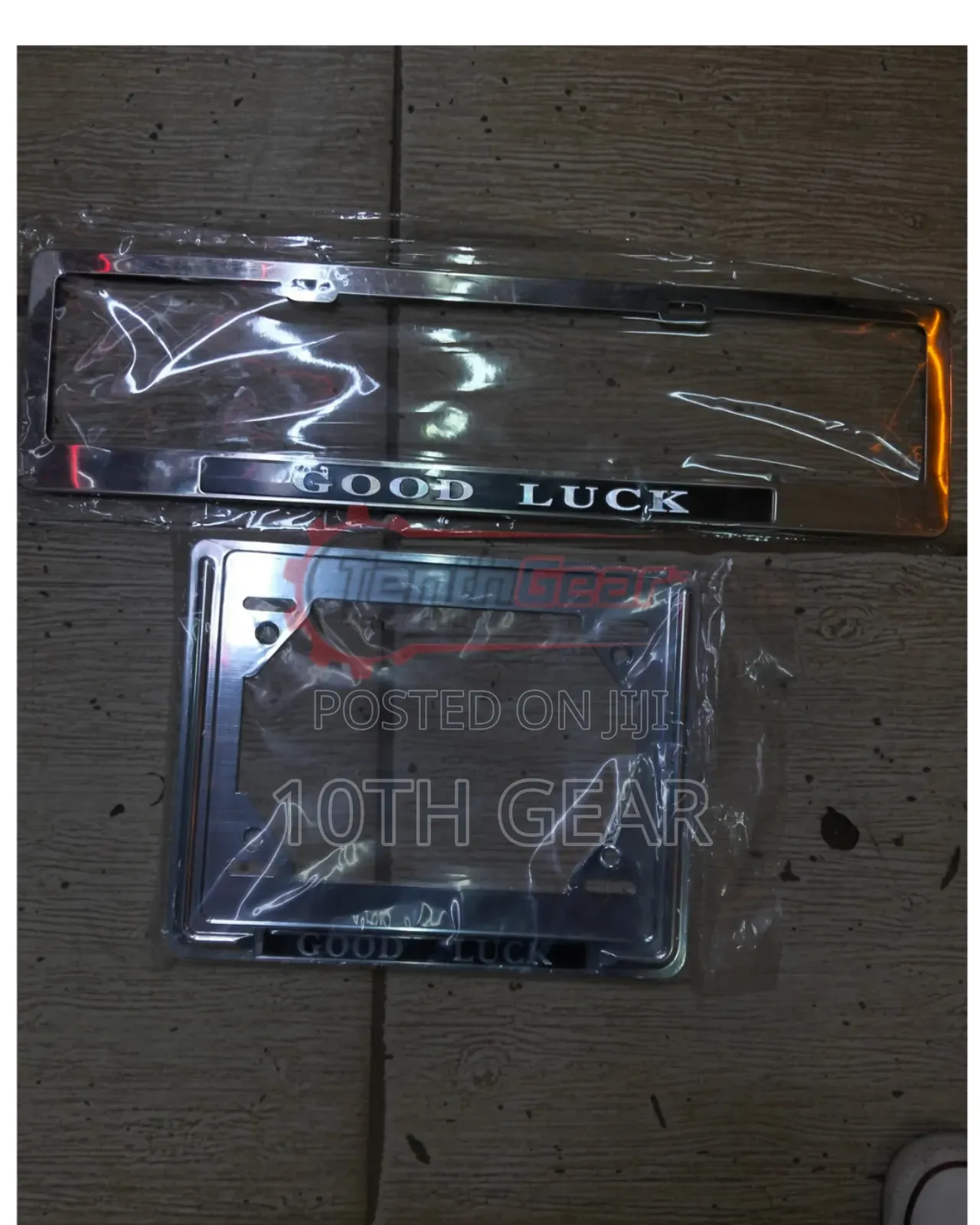 Number Plate Goodluck Chrome Long/Short