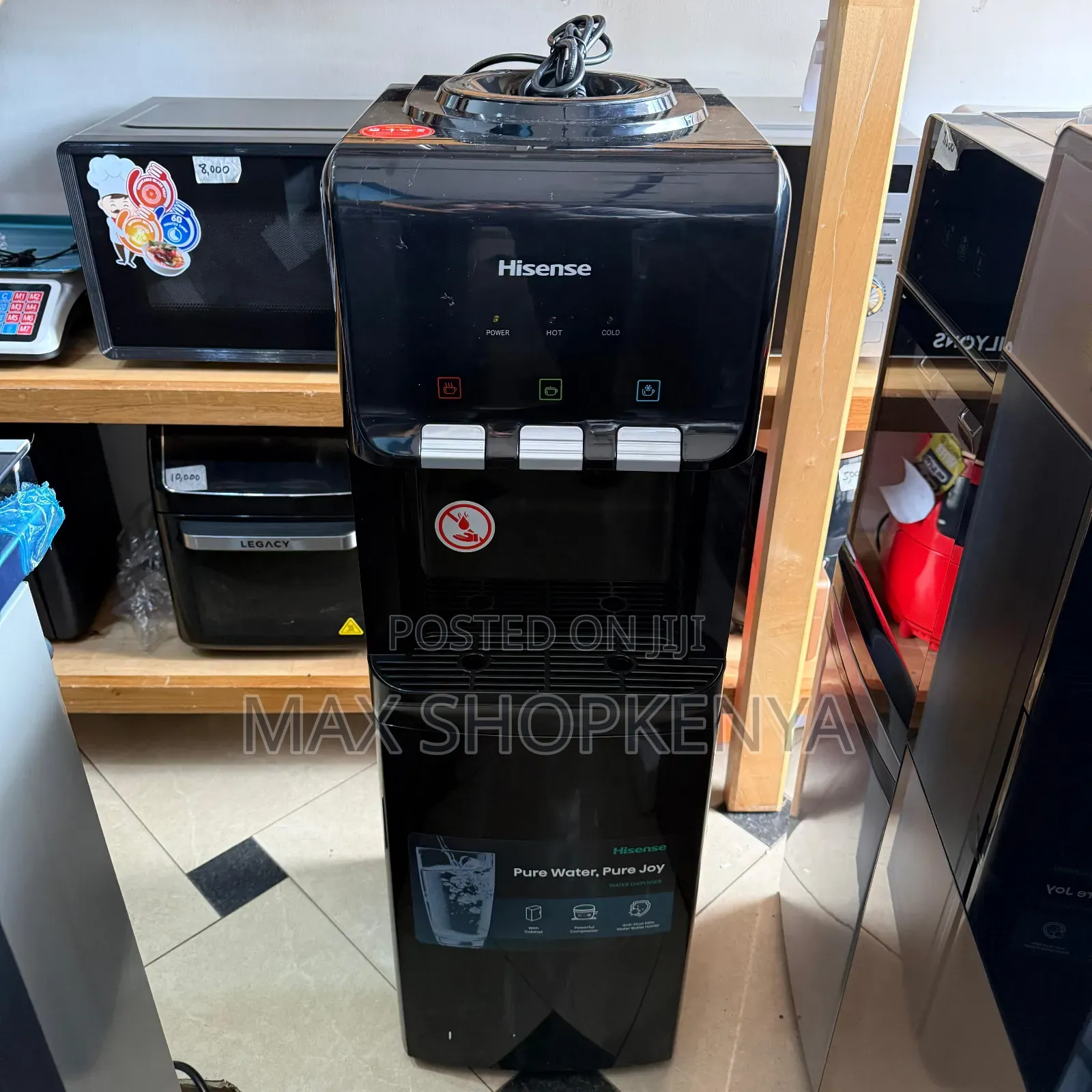 Hisense Dispenser With Compressor ,Black