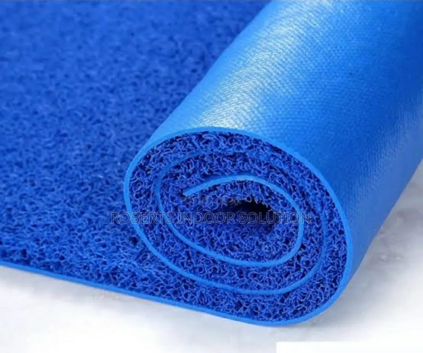 Blue PVC Spaghetti Carpet