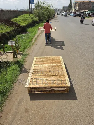 4ftby6ft Wooden Bed – Rustic Look, Easy Assembly