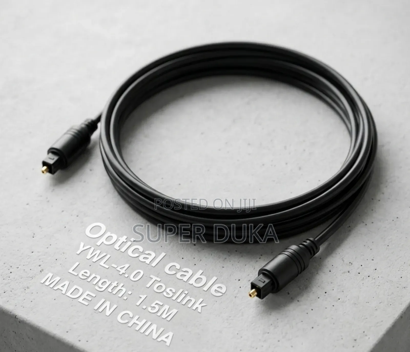 1.5m Digital Optical Audio Toslink Cable High Fidelity Sound.