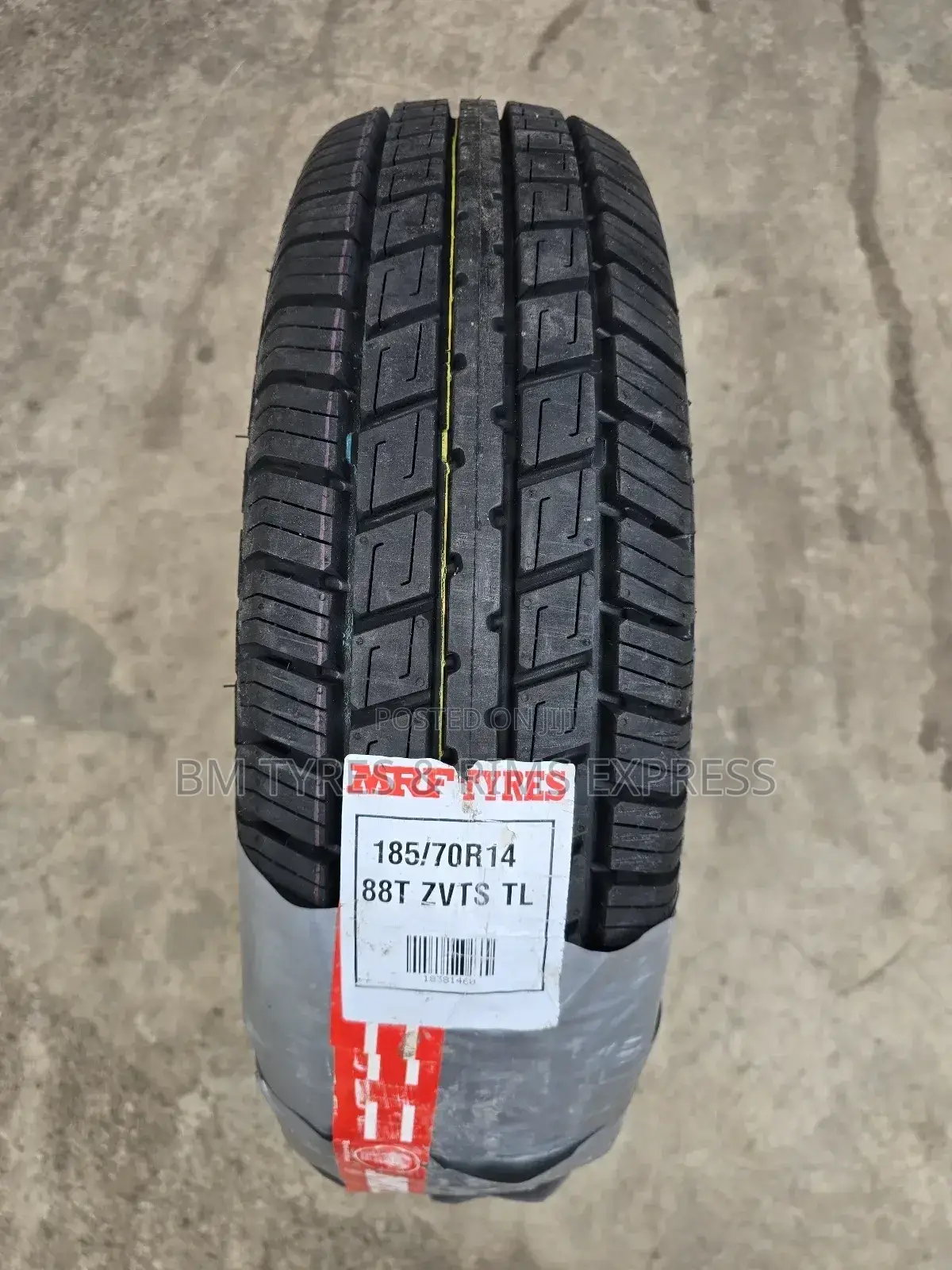 185 /70 R14 MRF Tyres.