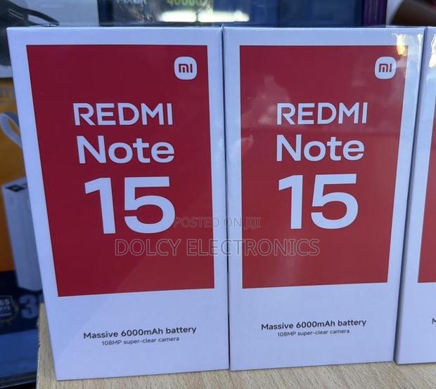 New Xiaomi Redmi Note 15 128 GB Black