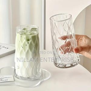 6pcs Diamond Rhobus Multifunctional Glass Cups* - thumbnail 2