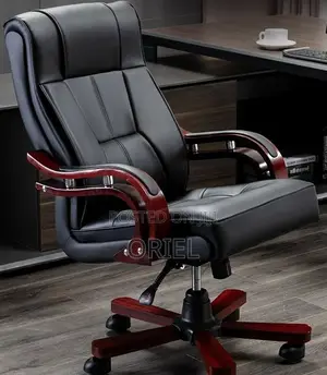 Office Chair :Leather Executive High-Back Chair for Executive Offices