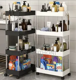 Versatile 4 Layer Storage Rack With Wheels.