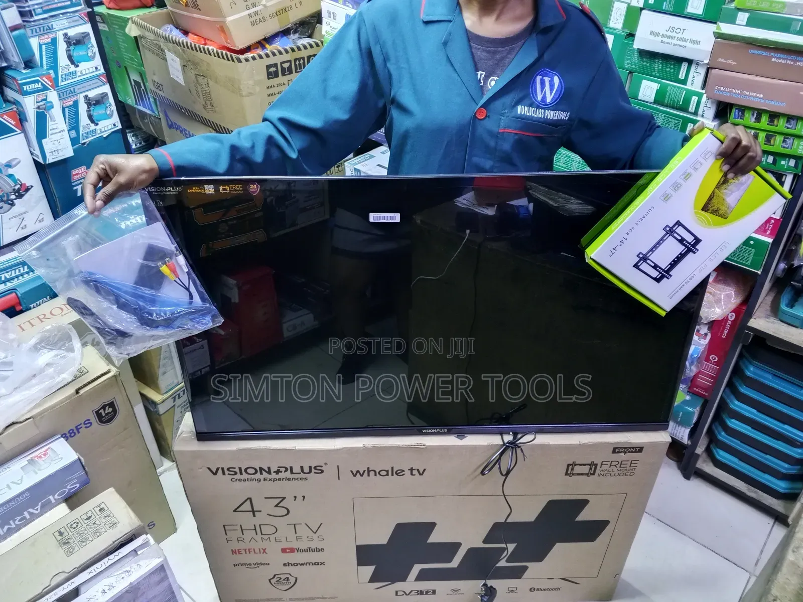 Vision 43" Smart Tv With Free Tv Mount