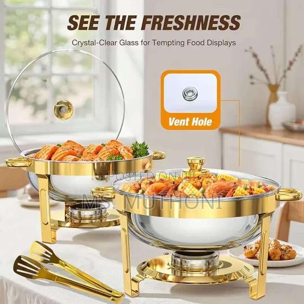 5l Home Use /Catering Chaffing Dish - thumbnail 3