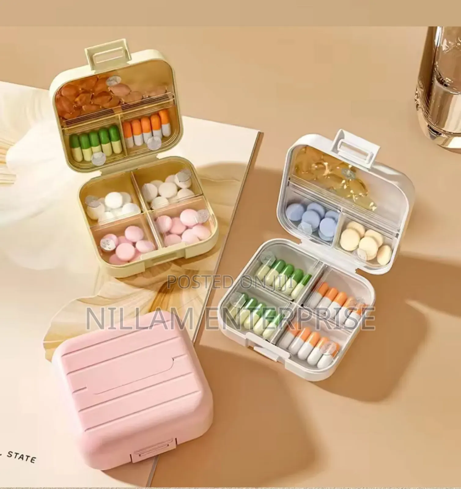 7-Grid Portable Pill Box