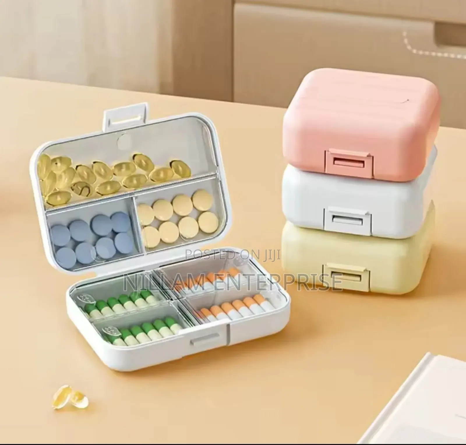 7-Grid Portable Pill Box